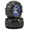 Traxxas Pre-Mounted Canyon AT Tires (Geode Beadlock) (2) (Chrome/Blue)