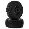 Traxxas Rally Pre-Mounted Tires w/Rally Wheels (Black) (2) -Deals Traxxas Store tra7473t