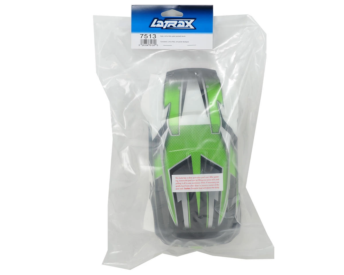 Traxxas LaTrax 1/18 Rally Body (Green) 4 Traxxas LaTrax 1/18 Rally Body (Green) - Image 2