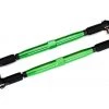 Traxxas X-Maxx Aluminum Toe Links (Green) (2)