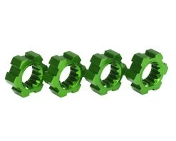Traxxas X-Maxx Aluminum Wheel Hex Hub (Green) (4)