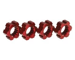 Traxxas X-Maxx Aluminum Wheel Hex Hub (Red) (4)