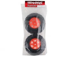 Traxxas X-Maxx Sledgehammer Pre-Mounted Tires w/17mm Hex (Orange) (2) 7 Traxxas X-Maxx Sledgehammer Pre-Mounted Tires w/17mm Hex (Orange) (2) -Deals Traxxas Store tra7774t 2