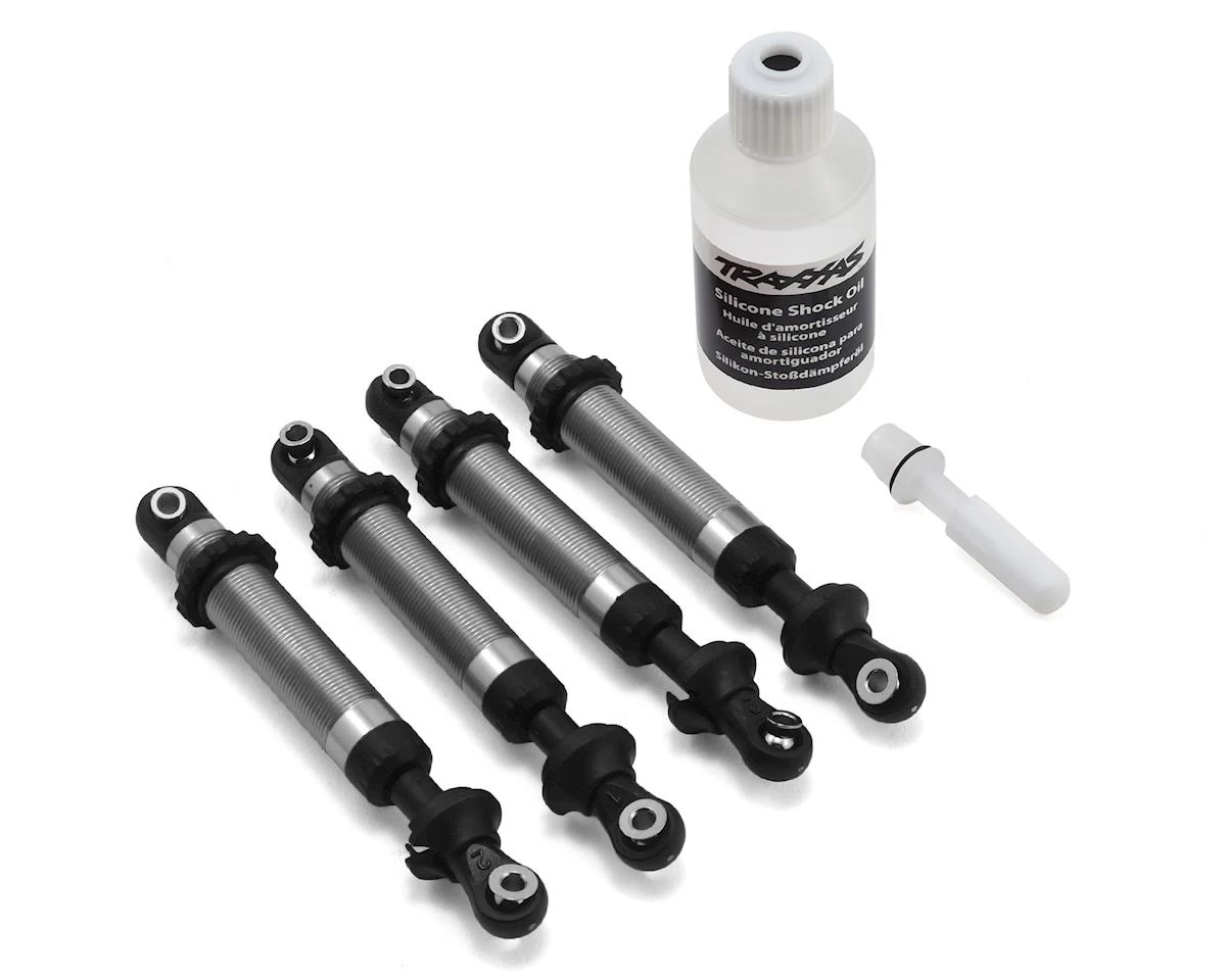 Traxxas TRX-4 GTS Aluminum Long Arm Shocks (Silver) (4) 3 Traxxas TRX-4 GTS Aluminum Long Arm Shocks (Silver) (4)