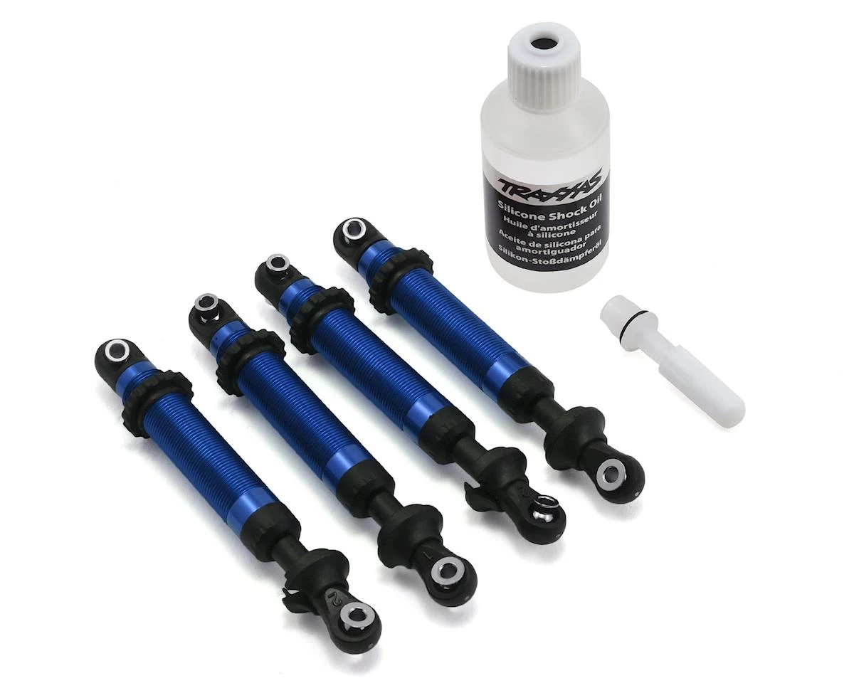 Traxxas TRX-4 GTS Aluminum Long Arm Shocks (Blue) (4) 3 Traxxas TRX-4 GTS Aluminum Long Arm Shocks (Blue) (4)