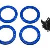 Traxxas Aluminum 2.2" Beadlock Rings (Blue) (4) -Deals Traxxas Store tra8168x