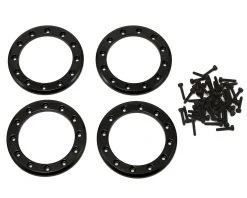 Traxxas Aluminum 1.9" Beadlock Rings (Black) (4)