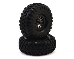 Traxxas TRX-4 Pre-Mounted Canyon Trail 2.2" Crawler Tires w/Method 105 Wheels (Black Chrome) (2)