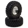 Traxxas TRX-4 Pre-Mounted Canyon Trail 1.9" Crawler Tires w/Chrome Wheels (2) -Deals Traxxas Store tra8177