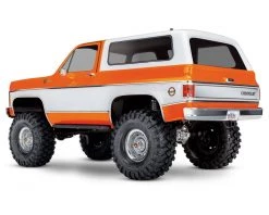 Traxxas TRX-4 1/10 Trail Crawler Truck w/'79 Chevrolet K5 Blazer Body (Orange) w/TQi 2.4GHz Radio -Deals Traxxas Store tra82076 4 orng 4