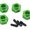 Traxxas TRX-4 12mm Hex Aluminum Wheel Hubs (Green) (4) -Deals Traxxas Store tra8269g