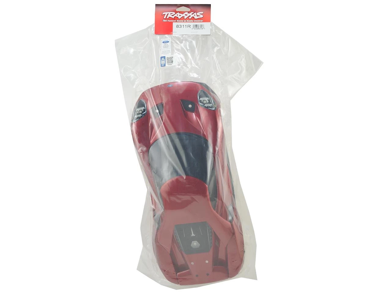 Traxxas Complete Ford GT Pre-Painted Body (Red) 4 Traxxas Complete Ford GT Pre-Painted Body (Red) - Image 2