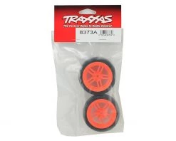 Traxxas 4-Tec 2.0 1.9" Response Front Pre-Mounted Tires w/Split-Spoke Wheels (Orange) (2) -Deals Traxxas Store tra8373a 2