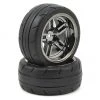 Traxxas 4-Tec 2.0 1.9" Response X-Tra Wide Rear Pre-Mounted Tires w/Split-Spoke Wheels (Black Chrome) (2)