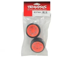 Traxxas 4-Tec 2.0 1.9" Response X-Tra Wide Rear Pre-Mounted Tires w/Split-Spoke Wheels (Orange) (2) -Deals Traxxas Store tra8374a 2