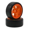 Traxxas 4-Tec 2.0 1.9" Front Pre-Mounted Drift Tires (Orange) w/12mm Hex Split-Spoke Wheels (2)