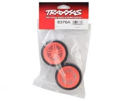 Traxxas 4-Tec 2.0 1.9" Front Pre-Mounted Drift Tires (Orange) w/12mm Hex Split-Spoke Wheels (2) -Deals Traxxas Store tra8376a 2