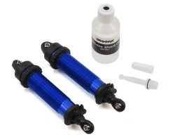 Traxxas 134mm Unlimited Desert Racer Aluminum Front Threaded GTR Shocks (Blue) (2)