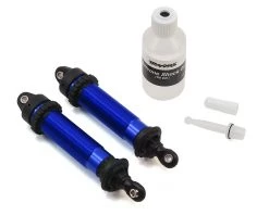 Traxxas 139mm Unlimited Desert Racer Rear Aluminum Threaded GTR Shocks (Blue) (2)