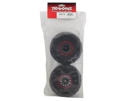 Traxxas Unlimited Desert Racer Pre-Mounted BFGoodrich Baja KR3 Tires w/Method Racing Beadlock Wheels (Black/Red) (2) -Deals Traxxas Store tra8474 2