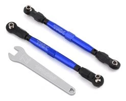 Traxxas Unlimited Desert Racer Aluminum Front Toe Links (Blue) (2)