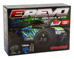 Traxxas E-Revo VXL 2.0 RTR 4WD Electric 6S Monster Truck (Purple) w/VXL-6s ESC & TQi 2.4GHz Radio -Deals Traxxas Store tra86086 4 prpl 6