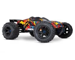 Traxxas E-Revo VXL 2.0 RTR 4WD Electric 6S Monster Truck (Solar Flare) w/VXL-6s ESC & TQi 2.4GHz Radio