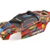Traxxas E-Revo VXL 2.0 Pre-Painted Monster Truck Body (Solar Flare)
