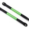 Traxxas E-Revo 2.0 Aluminum Heavy-Duty Steering Link Push Rods (Green) (2) -Deals Traxxas Store tra8619g