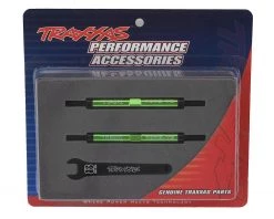 Traxxas E-Revo 2.0 Tubes 5.0mm Toe Link (Green) (2) -Deals Traxxas Store tra8638g 1
