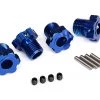 Traxxas 17mm Splined Wheel Hub Hex (Blue) (4)