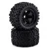 Traxxas Talon EXT 3.8" Pre-Mounted E-Revo 2.0 Tires w/17mm Hex (2) (Black) -Deals Traxxas Store tra8672