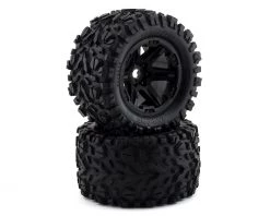 Traxxas Talon EXT 3.8" Pre-Mounted E-Revo 2.0 Tires w/17mm Hex (2) (Black)