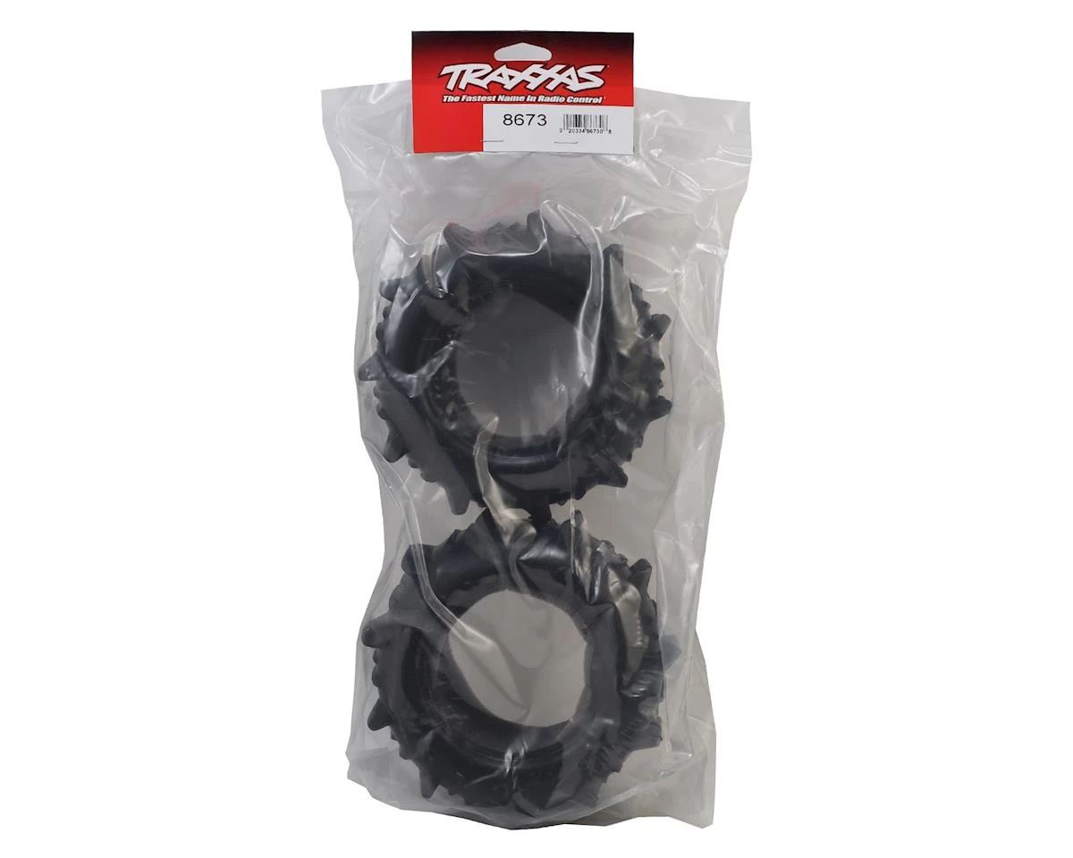 Traxxas 3.8" Monster Truck Paddle Tires (2) 4 Traxxas 3.8" Monster Truck Paddle Tires (2) - Image 2