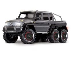 Traxxas TRX-6 1/10 6x6 Trail Crawler Truck w/Mercedes-Benz G 63 AMG Body (Silver) w/TQi 2.4GHz Radio