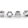 Traxxas TRX-4 Traxx Aluminum Stub Axle Nut (Grey) (4)