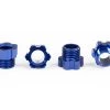 Traxxas TRX-4 Traxx Aluminum Stub Axle Nut (Blue) (4) -Deals Traxxas Store tra8886x