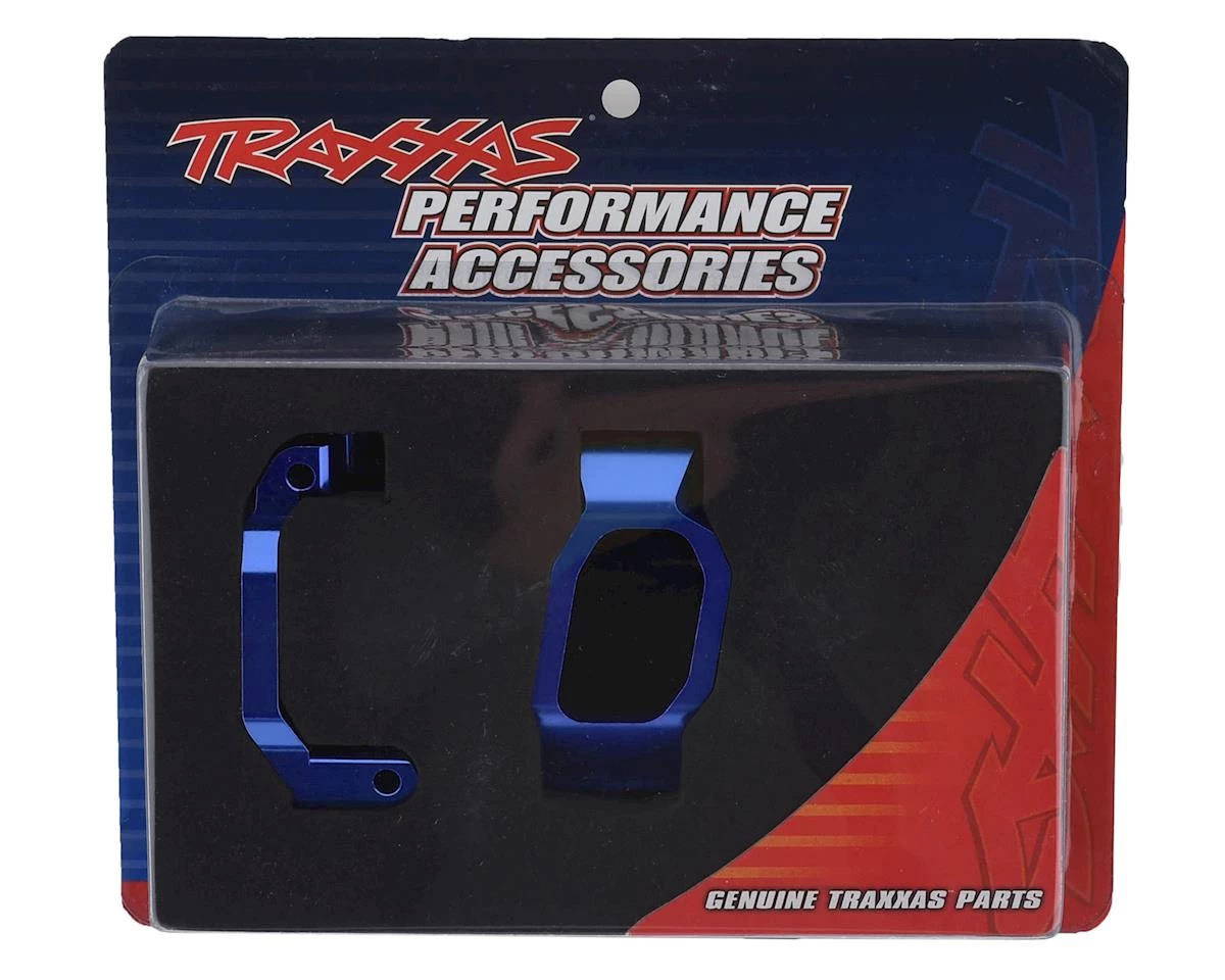 Traxxas Maxx Aluminum Caster Blocks (Blue) 4 Traxxas Maxx Aluminum Caster Blocks (Blue) - Image 2