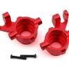 Traxxas Maxx Aluminum Steering Blocks (Red) -Deals Traxxas Store tra8937r