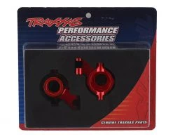 Traxxas Maxx Aluminum Steering Blocks (Red) -Deals Traxxas Store tra8937r 1