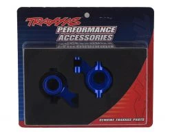 Traxxas Maxx Aluminum Steering Blocks (Blue) -Deals Traxxas Store tra8937x 1