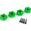 Traxxas Maxx Aluminum Wheel Hex (Green) (4) -Deals Traxxas Store tra8956g