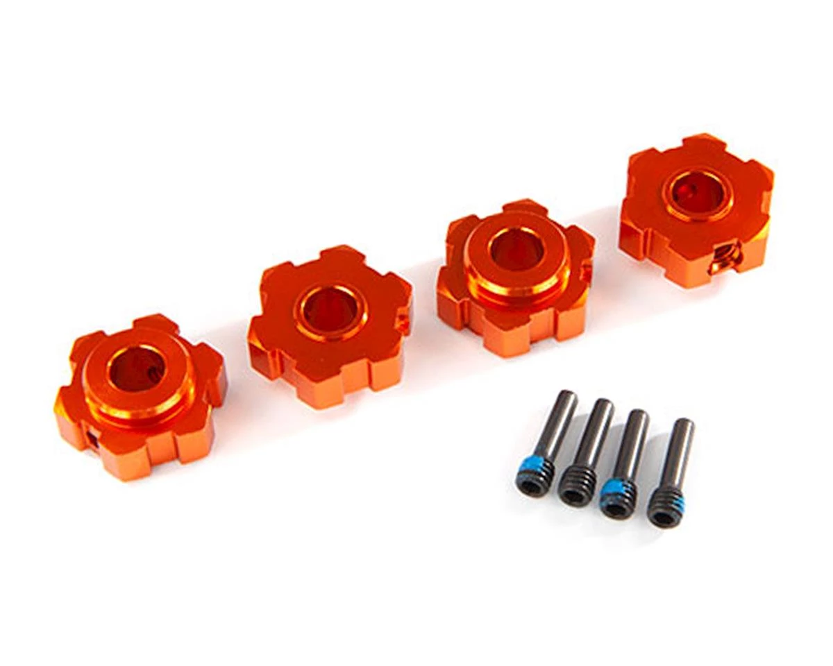 Traxxas Maxx Aluminum Wheel Hex (Orange) (4) 3 Traxxas Maxx Aluminum Wheel Hex (Orange) (4)