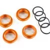 Traxxas GT-Maxx Aluminum Spring Retainer (Orange) (4)