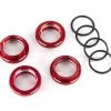 Traxxas GT-Maxx Aluminum Spring Retainer (Red) (4) -Deals Traxxas Store tra8968r