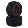 Traxxas Maxx All-Terrain Pre-Mounted Tires (2) (Black/Red) 2 Traxxas Maxx All-Terrain Pre-Mounted Tires (2) (Black/Red) -Deals Traxxas Store tra8972r