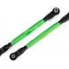Traxxas WideMaxx Aluminum Toe Link Tubes (Green) (2) (Use with TRA8995 WideMaxx Suspension Kit) -Deals Traxxas Store tra8997g
