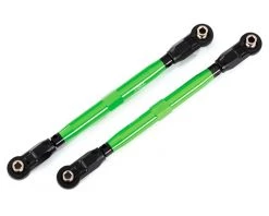 Traxxas WideMaxx Aluminum Toe Link Tubes (Green) (2) (Use with TRA8995 WideMaxx Suspension Kit)
