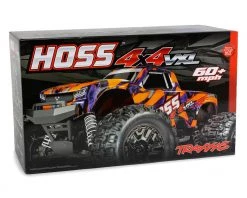 Traxxas Hoss 4X4 VXL 3S 4WD Brushless RTR Monster Truck (Orange) w/TQi 2.4GHz Radio, TSM & Self-Righting -Deals Traxxas Store tra90076 4 orng 6