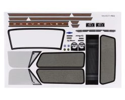 Traxxas TRX-4 Chevrolet Blazer 1969-1972 Decal Sheets